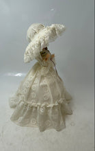 Load image into Gallery viewer, Vintage 1970s Bradley Big Eye Southern Belle Boudoir Style Doll In Lace Dress
