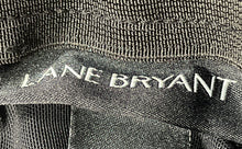 Load image into Gallery viewer, Lane Bryant Womens Black Pleated Front Straight Leg Dress Pants Size 16R