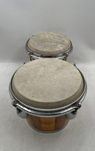 Load image into Gallery viewer, Cort By Royce Brown Natural Wood Beginner Percussion Instrument Bongo Drum Set