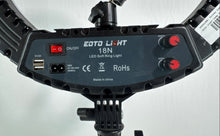 Load image into Gallery viewer, Eoto Light 18-Inch Photography Studio LED Soft Ring Light With Stand Not Tested