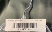 Load image into Gallery viewer, Issimo Mens Black Notch Lapel Single Breasted Two-Button Blazer No Size