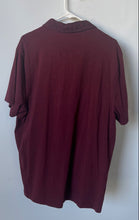 Load image into Gallery viewer, Express Mens Wine Short Sleeve Collared Regular Fit Polo Shirt Size XL
