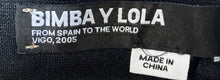 Load image into Gallery viewer, Bimba Y Lola Womens Khaki Black Animal Print Wide-Leg Trouser Pants Size Large