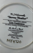 Load image into Gallery viewer, M.J. Hummel Stormy Weather Little Companions Porcelain Collector Plate