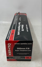 Load image into Gallery viewer, Opteka 500mm f/8 Platinum Series Black Manual Focus Super Telephoto Lens In Box