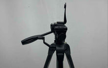 Load image into Gallery viewer, Onn Black Adjustable Legs Lightweight Universal Mount Camera Tripod Stand