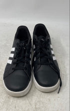 Load image into Gallery viewer, Adidas Boys Grand Court EF0102 Black White Low Top Lace-Up Sneaker Shoes Size 4