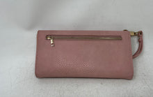 Load image into Gallery viewer, Michael Kors Womens Pink Leather Inner Divider Card Holder Wristlet Wallet
