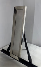 Load image into Gallery viewer, Riado Silver Rectangular Vertical Home Decorative Standing Floor Mirror