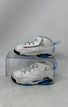 Load image into Gallery viewer, Nike Kids Air Jordan Jumpman MVP DZ5576-140 White Blue Sneakers Shoes Size 10C