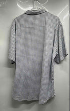 Load image into Gallery viewer, Nautica Jeans Company Mens Blue Check Short Sleeve Button-Up Shirt Size XXL