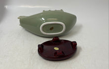 Load image into Gallery viewer, Antique Yi Lin Arts & Treasures Green Celadon Inkstone Water Dropper Boat W/ Box