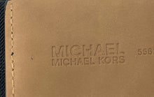 Load image into Gallery viewer, Michael Kors Womens Black Monogral Wide Elastic Buckle Adjustable Belt Size L/XL