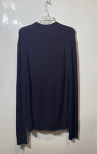 Load image into Gallery viewer, Banana Republic Mens Dark Purple Long Sleeve Pullover Sweater Size Large