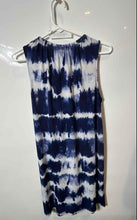 Load image into Gallery viewer, Michael Kors Womens Multicolor Tie-Dye Sleeveless Zip Front Sheath Dress Size M