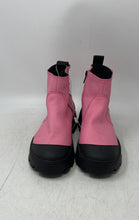 Load image into Gallery viewer, Zara Kids Black Pink Round Toe Ankle Side Zip Rain Boots Size EUR 36