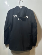 Load image into Gallery viewer, Adidas Mens Black Weston FC Hooded Full-Zip Tiro 21 Windbreaker Jacket Size XS