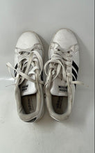 Load image into Gallery viewer, Adidas Mens Grand Court Cloudfoam White & Black Leather Sneaker Shoes Size 9