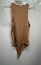 Load image into Gallery viewer, Express Womens Brown Sleeveless One-Piece Bodysuit Size Small With Tag