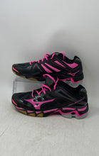 Load image into Gallery viewer, Mizuno Womens Wave Lightning RX3 430168.9013 Black Pink Volleyball Shoes Size 10