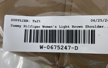 Load image into Gallery viewer, Tommy Hilfiger Womens Light Brown Inner Pockets Shoulder Crossbody Bag With Tag