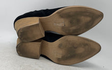 Load image into Gallery viewer, Dolce Vita Womens Black Suede Round Toe Block Heel Ankle Boots Size 8