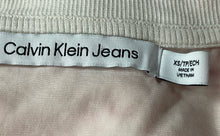 Load image into Gallery viewer, Calvin Klein Jeans Womens White V-Neck Short Sleeve Pullover T-Shirt Size XS