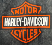 Load image into Gallery viewer, Harley Davidson Mens Black Printed Short Sleeve Button-Up Shirt Size M