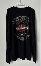 Load image into Gallery viewer, Harley-Davidson Mens Black Graphic Print Long Sleeve Pullover Sweatshirt No Size