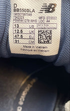 Load image into Gallery viewer, New Balance Mens 550 BB550SLA Blue White Low Top Lace-Up Sneaker Shoes Size 13D