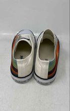 Load image into Gallery viewer, Landmarks Womens White Orange Blue Low Top Sneakers Shoes Size 8 No Laces