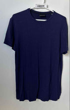 Load image into Gallery viewer, Emporio Armani Mens Blue Printed Crew Neck Short Sleeve Pullover T-Shirt Size L