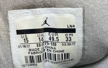 Load image into Gallery viewer, Nike Mens Air Jordan 7 Retro 304775-120 White Gray Lace-Up Sneakers Shoes Sz 15