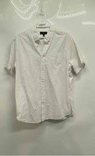 Load image into Gallery viewer, Banana Republic Mens White Standard Fit Short Sleeve Button-Up Shirt Size L