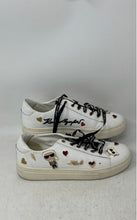 Load image into Gallery viewer, Karl Lagerfeld Womens Cate Pins White Leather Lace-Up Sneaker Shoes Size 8