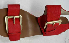 Load image into Gallery viewer, Michael Kors Womens Orange White Open Toe Wedge Platform Sandals Size 8M