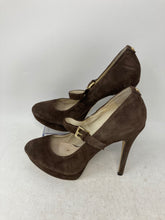 Load image into Gallery viewer, Michael Kors Womens Brown Almond Toe Stiletto Mary Jane Heels Size 9.5M