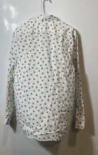 Load image into Gallery viewer, Ted Baker Mens White Blue Floral Long Sleeve Collared Button-Up Shirt Size 4