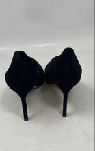 Load image into Gallery viewer, Banana Republic Womens Black Leather Pointed Toe Slip-On Pump Heels Size 8.5