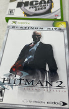 Load image into Gallery viewer, Lot Of 3 Pcs Xbox NCAA Football 2003 Hitman 2 Lego Star Wars Mixed Video Games