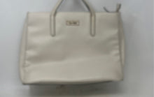 Load image into Gallery viewer, Nine West Womens White Leather Inner Pockets Double Handle Shoulder Handbag
