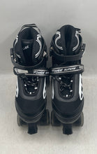 Load image into Gallery viewer, Power Superb Unisex Black Ratchet Buckle Four Wheels Roller Skates Size 39-42
