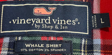 Load image into Gallery viewer, Vineyard Vines Mens Multicolor Plaid Print Long Sleeve Button-Up Shirt Size L