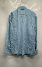 Load image into Gallery viewer, H&M Mens Blue Cotton Long Sleeve Dual Pockets Regular Fit Button-Up Shirt Size M