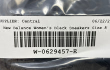 Load image into Gallery viewer, New Balance Womens 635 V2 W635CT2 Black Low Top Lace-Up Sneaker Shoes Size 8 B