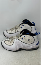 Load image into Gallery viewer, Nike Mens Air Penny 2 333886-100 White Black Blue Sneakers Shoes Size 10.5