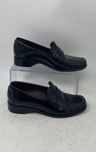Load image into Gallery viewer, Cole Haan Mens Black Leather Moc Toe Slip-On Penny Loafer Shoes Size 6B