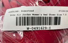 Load image into Gallery viewer, Nike Womens Air Jordan 1 Low Method Of Make FN5032-607 Red Sneakers Shoes Sz 7.5