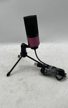 Load image into Gallery viewer, Fifine Pink Black USB CPU Wired Condenser Microphone With Stand Not Tested