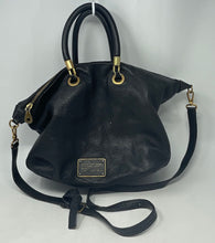 Load image into Gallery viewer, Authentic Marc By Marc Jacob Womens Black Satchel Handbag Worn Stained